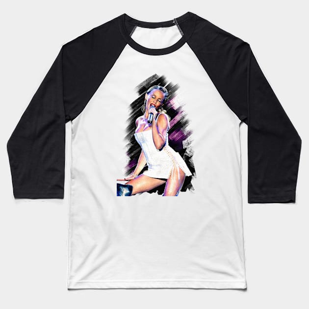 Kylie Minogue - Feel the Fever Baseball T-Shirt by micheleamadesi